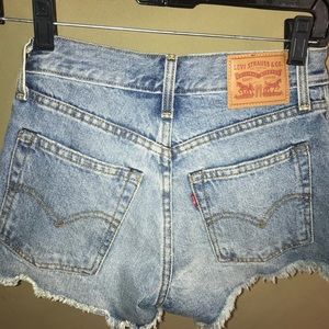 Levi’s jean shorts size 24 high waist denim 0